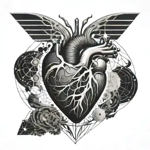 Space And Anatomy Heart