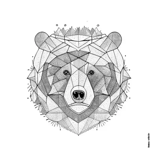 Bear With Inside Forest Body