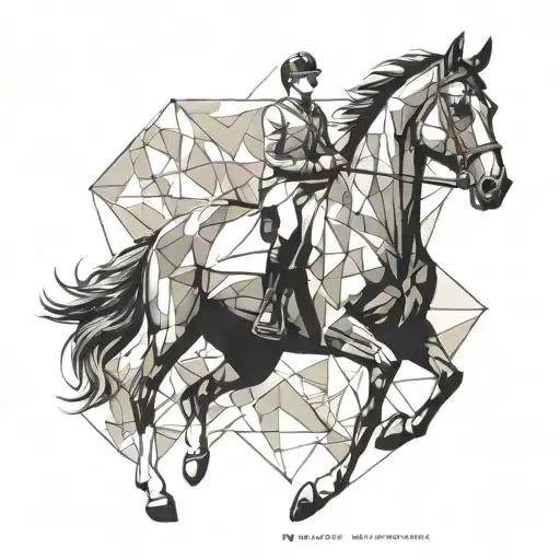 Horse Jumping And Dressage