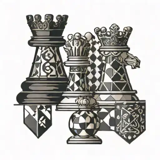 Chess Piece King Chess Piece Featuring