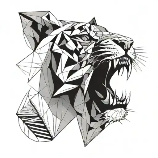 Irritated Tiger Head