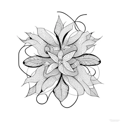 Flower Vine Wild Brilliant Unconventional Tropical Vibrant Unusual