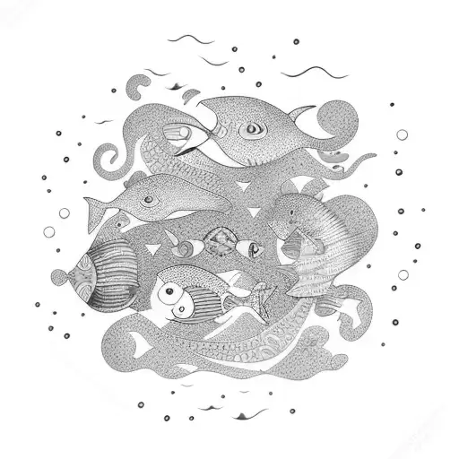 Ocean Family Colourful