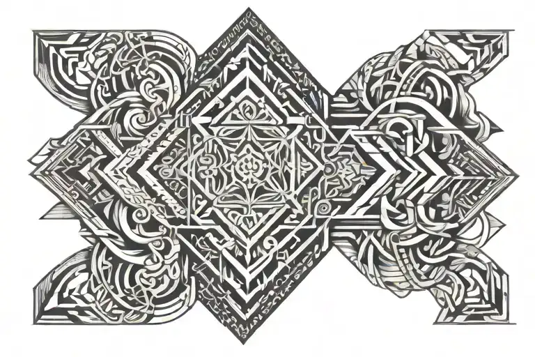 Inner Bicep Tribal Style