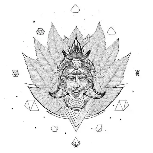 Ai Human Life Marijuana Shiva Tree Chakra