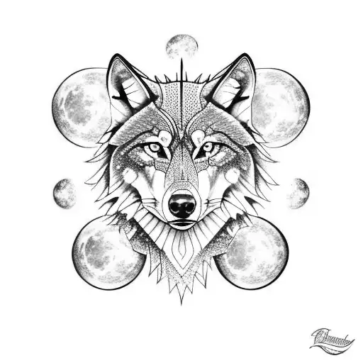 Wolf Moon Blue Eyes Sagritarius