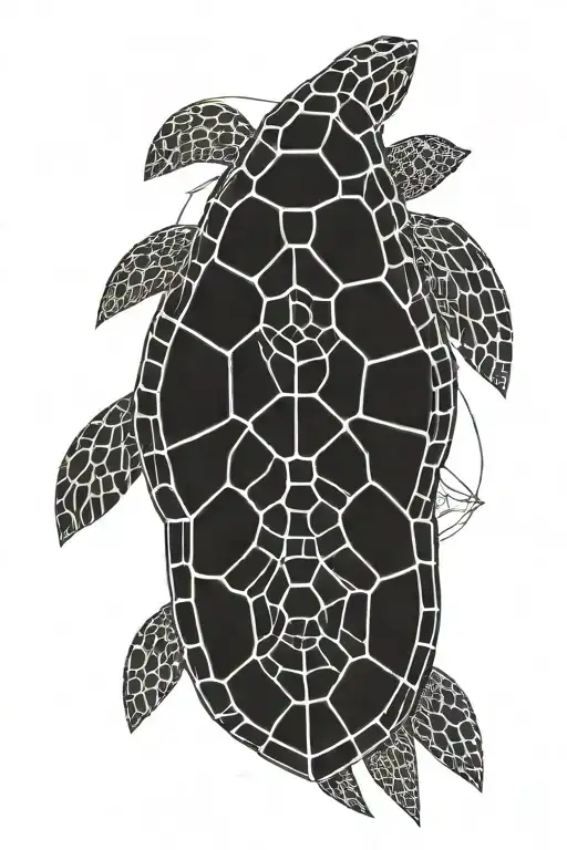 Turtle In The Sea Turtle Swimming