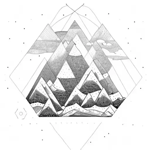 Triangles Mountain Cabin Snowboard