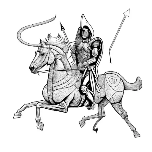 Four Horseman Of The Apocalypse Foreground To Background Layers