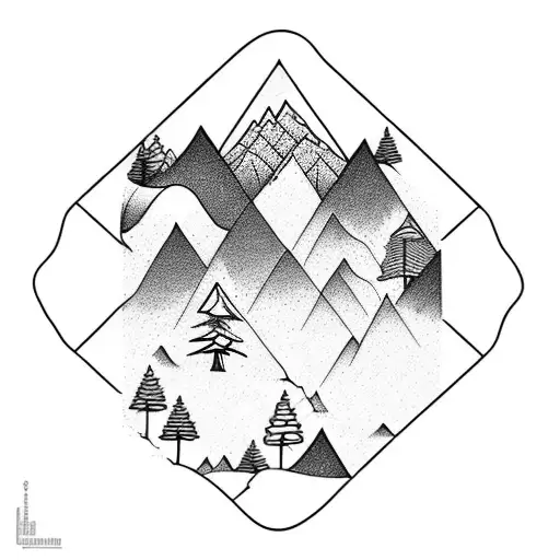 Mountain Scene With Music