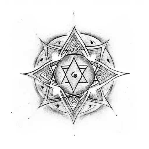 Swastik And Mantra Ring