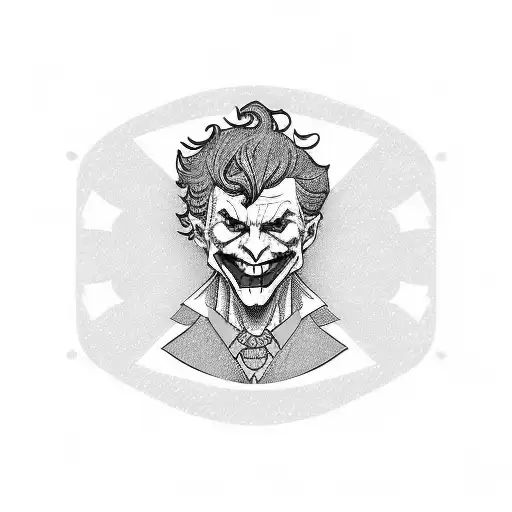 Simple Joker Cards Logo With Color