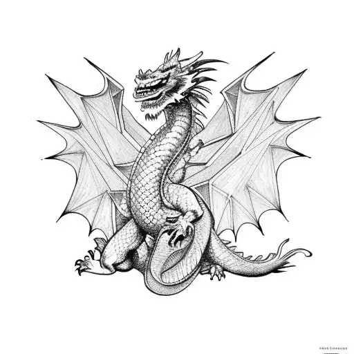 Dragon And Crying Child