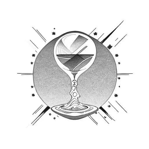 Hourglass Sand Running Out