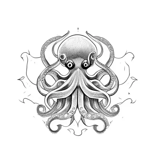 Octopus Holding Chaotic Good Symbol