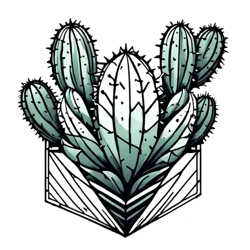 Geometric And Cactus Shaped Like