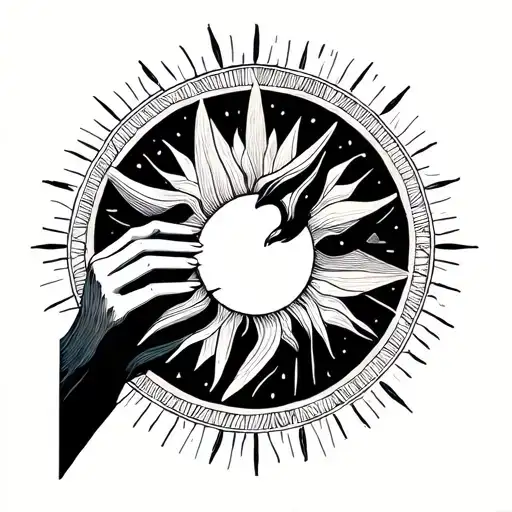 Hands That Support A Sun