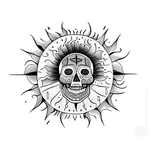 Add Sun In The Eyes Of The Skull