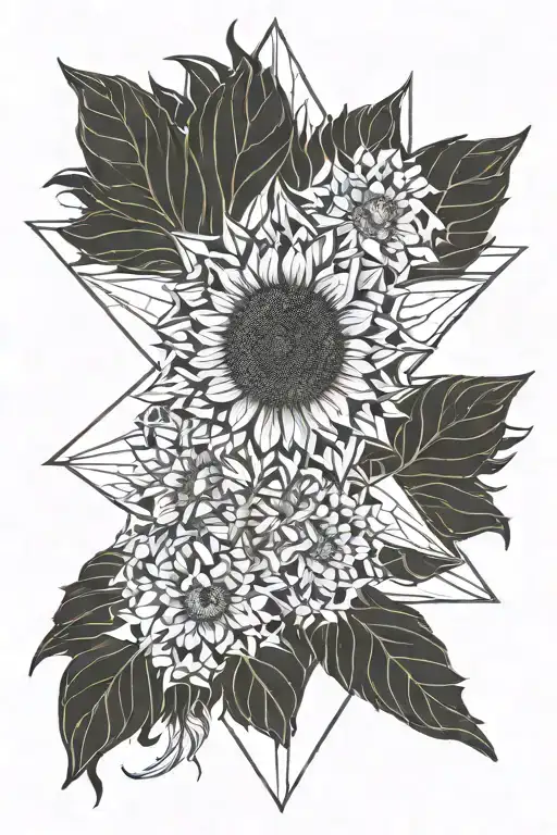 Sunflower Heart Mountain Star