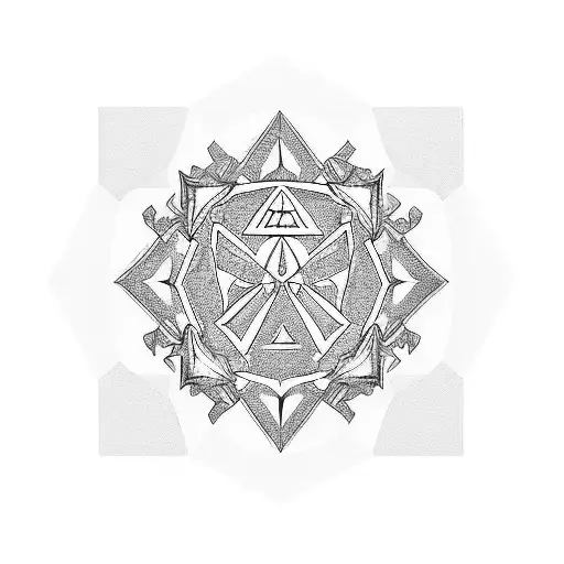Legend Of Zelda Midna 3D Ganondorf Mandala Cubes Fill Out
