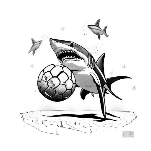 Shark With Soccer Ball