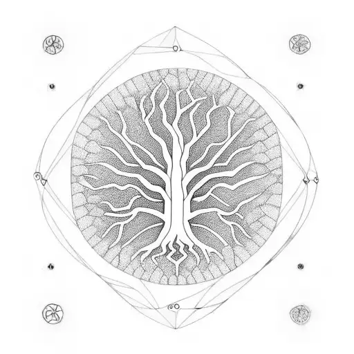 Tree Of Life With Dna Helix Fading Out