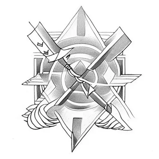 An Arrow Taking Unexpected Turns And Ending With Three Arrows On Different Directions