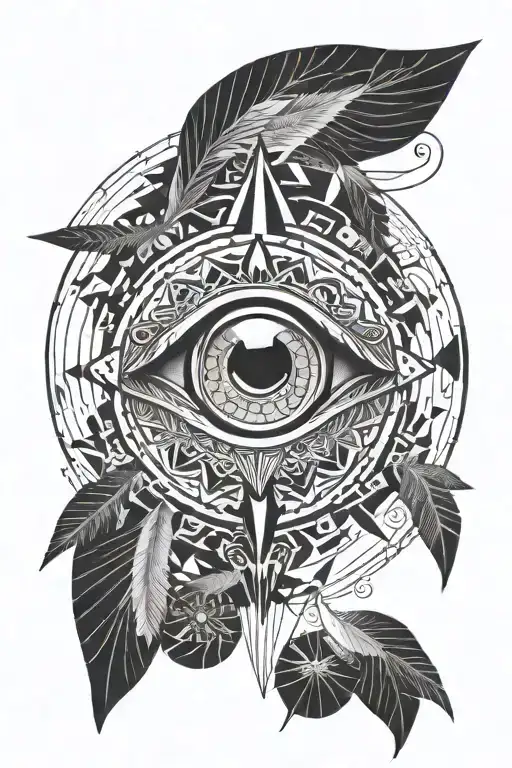 Shaman's Eye Inside Circle