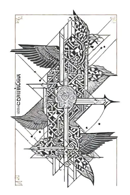 A Minimalistic Design Featuring A Quote In Latin Related To Strength Or Resilience