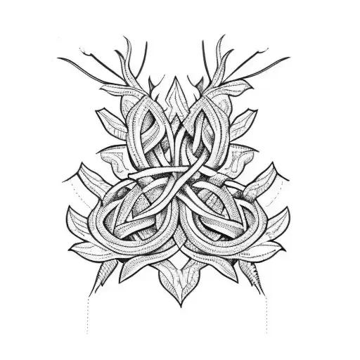 Thorny Vine Figure 8 Spine