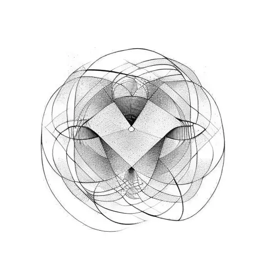 Abstract Simple Geometric Lines