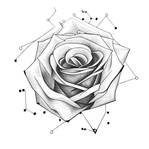 Rose Made Of Music Notes