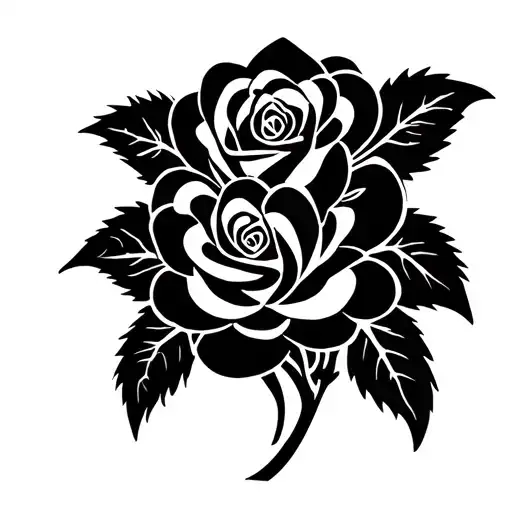 Celtic Thistle Roses Intertwined