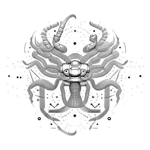 Snake Scorpion Cyberpunk Astrology