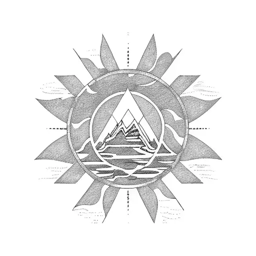 Mountain Sun Sea Motorcycle