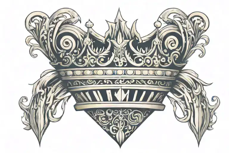 Crown With The Letters