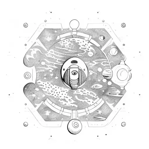 Space Planets Sci-fi With Spacerocket