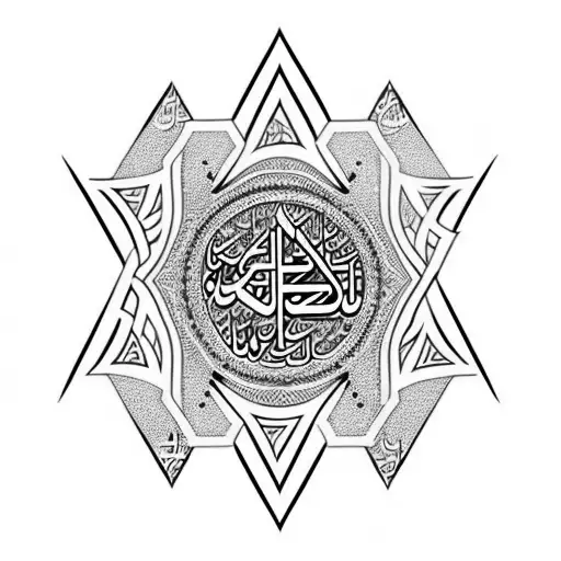 Ak47 With Allahu Akbarr In Arabic Letters