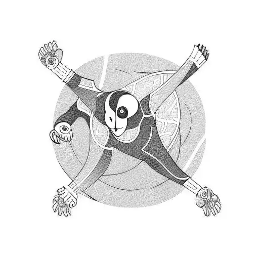 Penguing And Monkey Surfers