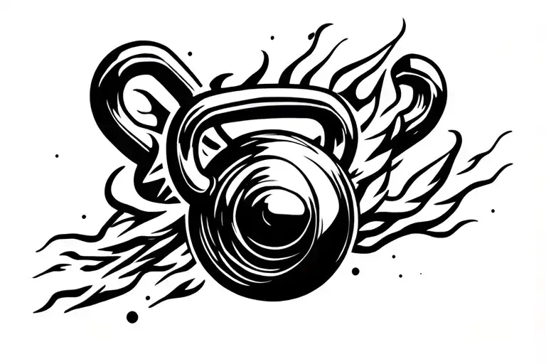 Kettlebell On Fire Coming