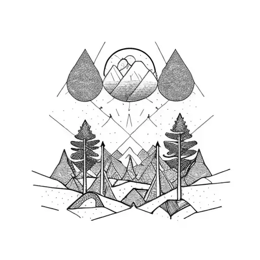 An Adventurous Hiking Trail Leading To A Breathtaking Sunset View