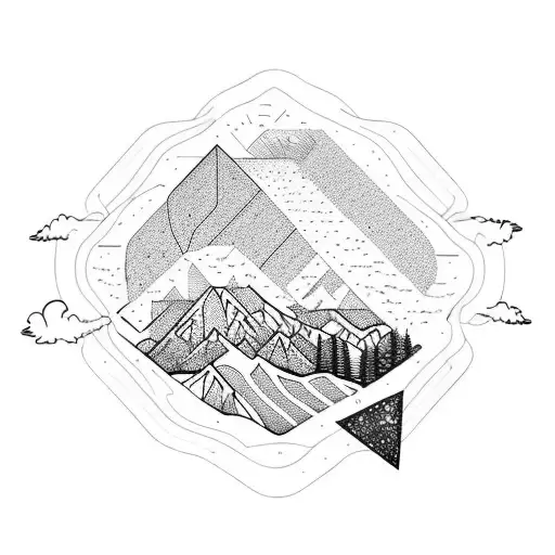 An Adventurous Hiking Trail Leading To A Breathtaking Sunset View