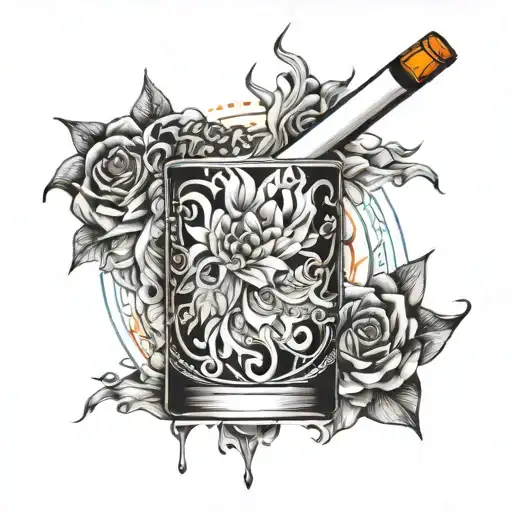 Now Lighting New Cigarette Pouring New Drink It Has Been A Beautiful Fight Still Is