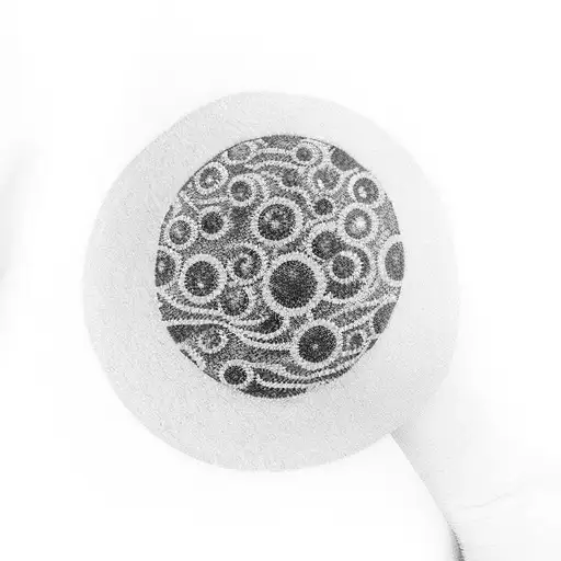 A Minimalist Tattoo Of Van Gogh's Starry Night With A Soccer Ball Incorporated Into The Sky