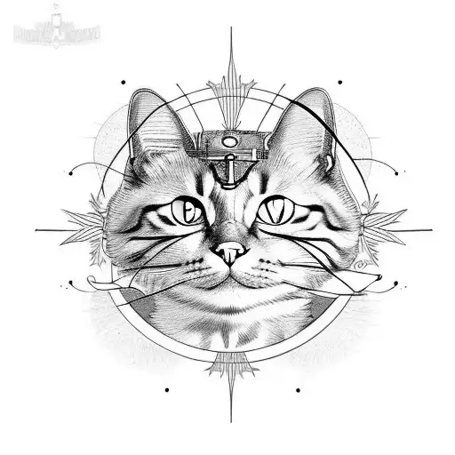 Steampunk Cat Looks Like A Sun