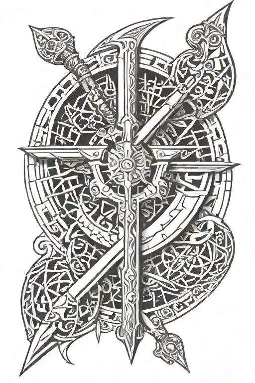 Sword And Shield Staring