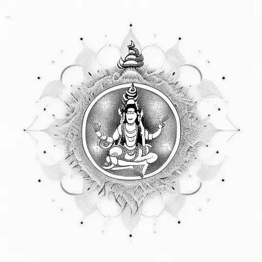 Lord Shiva And 9 Planet Spiritual
