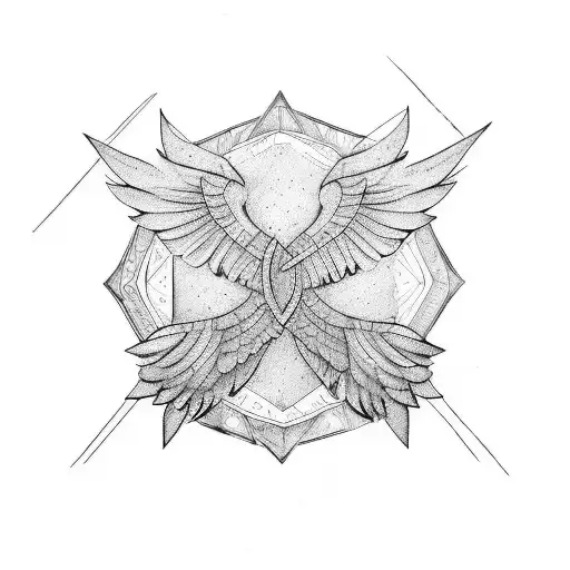 Wing With Roman Numerals