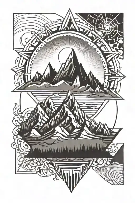 Mountain Sun Feniks Compas