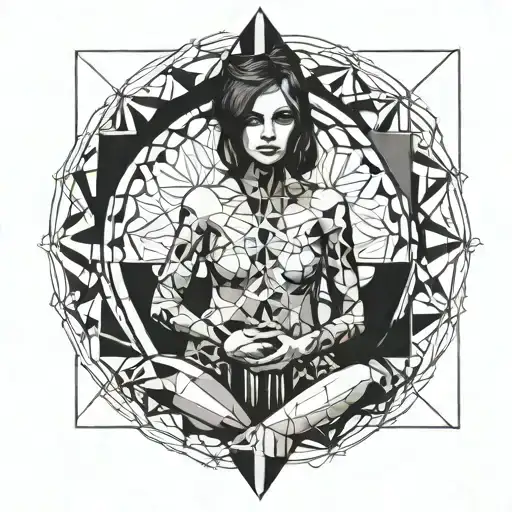 Goth Girl Nude Woman Posing